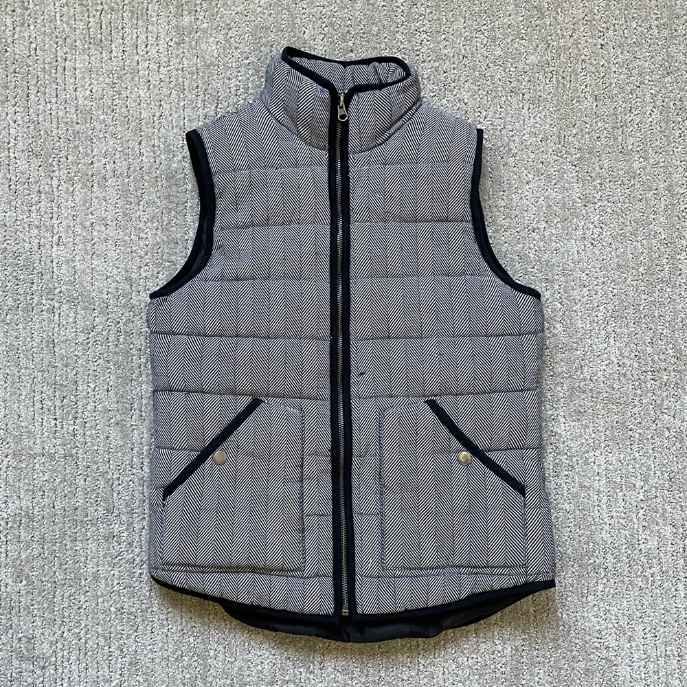Merona Houndstooth Puffer Vest